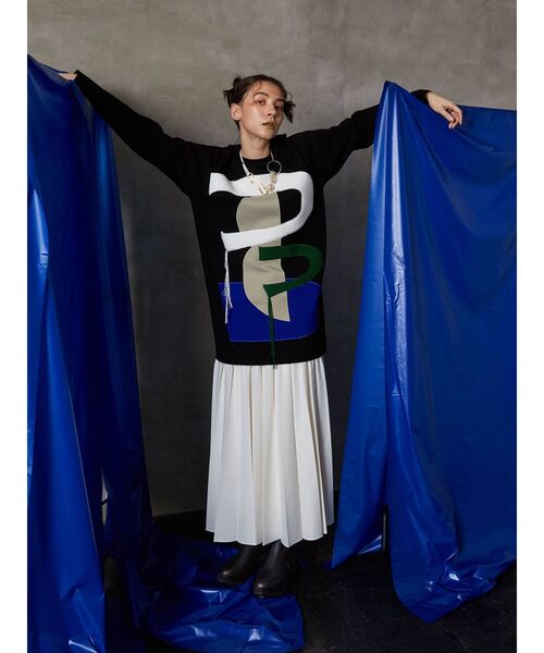 UN3D.(アンスリード)の「5TH ANNIV. グラフィックニット(ニット/セーター・レディース・ブラック・FREE)」の13枚目の写真