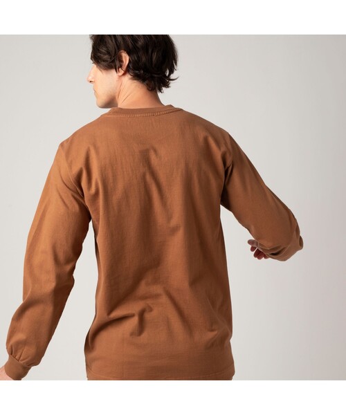 LACOSTE（ラコステ）の「ジャパンメイドロングスリーブTシャツ（Tシャツ/カットソー・メンズ・ライトブラウン/ネイビー/ベージュ/ホワイト/ブラック・2/4/3/5）」の9枚目の写真
