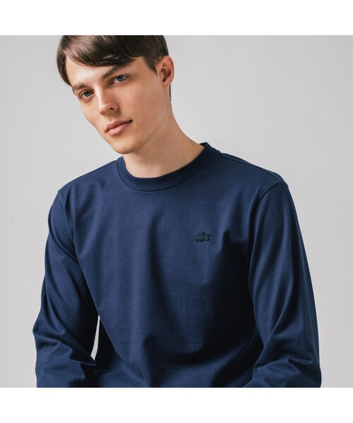 LACOSTE（ラコステ）の「ジャパンメイドロングスリーブTシャツ（Tシャツ/カットソー・メンズ・ライトブラウン/ネイビー/ベージュ/ホワイト/ブラック・2/4/3/5）」の16枚目の写真