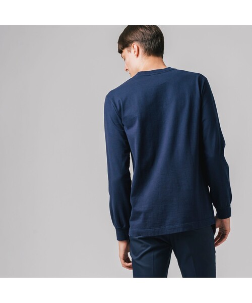 LACOSTE（ラコステ）の「ジャパンメイドロングスリーブTシャツ（Tシャツ/カットソー・メンズ・ライトブラウン/ネイビー/ベージュ/ホワイト/ブラック・2/4/3/5）」の17枚目の写真