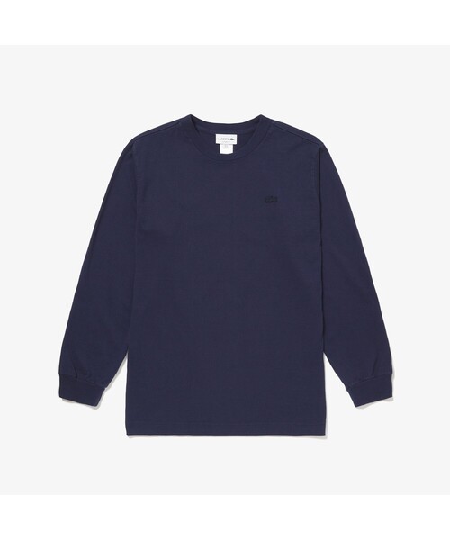 LACOSTE（ラコステ）の「ジャパンメイドロングスリーブTシャツ（Tシャツ/カットソー・メンズ・ライトブラウン/ネイビー/ベージュ/ホワイト/ブラック・2/4/3/5）」の18枚目の写真