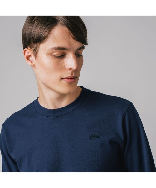 LACOSTE（ラコステ）の「ジャパンメイドロングスリーブTシャツ（Tシャツ/カットソー・メンズ・ライトブラウン/ネイビー/ベージュ/ホワイト/ブラック・2/4/3/5）」の19枚目の写真