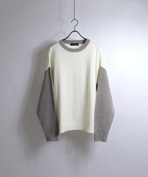 ルーズシルエット モールプルオーバーニット 【Confirm】