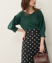 natural couture | 前後2WAYバルーンスリーブニット(ニット/セーター)