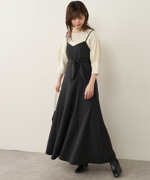 natural couture（ナチュラルクチュール）の「前後2WAYバルーンスリーブニット（ニット/セーター・レディース・ブラウン/ベージュ/グリーン/ブラック/アイボリー/ピンク・FREE）」の22枚目の写真