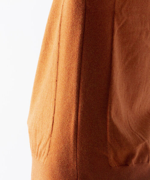 NOLLEY'S goodman（ノーリーズグッドマン）の「コットンカシミヤ プルオーバーニット（ニット/セーター・メンズ・オレンジ/ネイビー/グリーン・M/L）」の12枚目の写真