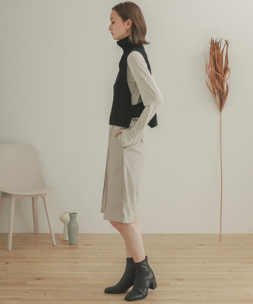 SENSE OF PLACE by URBAN RESEARCH（センスオブプレイスバイアーバンリサーチ）の「サムホールタートルネックトップ（Tシャツ/カットソー・レディース・ブラック/グリーン/アイボリー・ONE）」の10枚目の写真