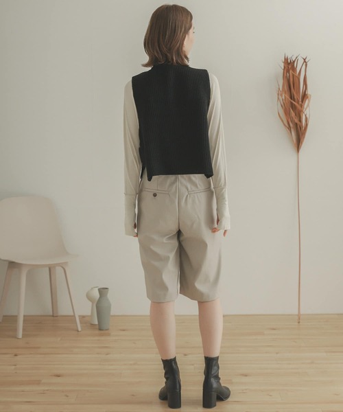 SENSE OF PLACE by URBAN RESEARCH（センスオブプレイスバイアーバンリサーチ）の「サムホールタートルネックトップ（Tシャツ/カットソー・レディース・ブラック/グリーン/アイボリー・ONE）」の12枚目の写真