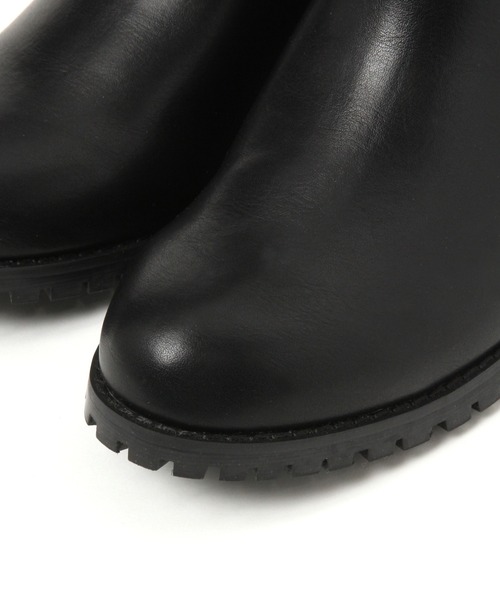 studio CLIP（スタディオクリップ）の「【一部店舗限定】こだわりサイドゴアブーツ21[タンクソール]（ブーツ・レディース・ブラック/ブラウン/ベージュ・SMALL/LARGE/MEDIUM/X-LARGE）」の10枚目の写真