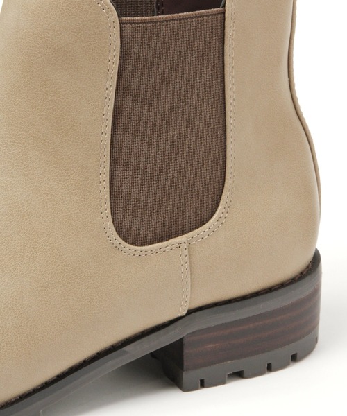 studio CLIP（スタディオクリップ）の「【一部店舗限定】こだわりサイドゴアブーツ21[タンクソール]（ブーツ・レディース・ブラック/ブラウン/ベージュ・SMALL/LARGE/MEDIUM/X-LARGE）」の16枚目の写真