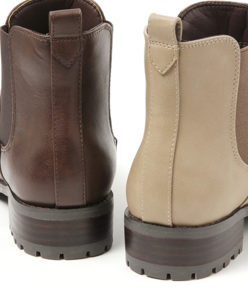 studio CLIP（スタディオクリップ）の「【一部店舗限定】こだわりサイドゴアブーツ21[タンクソール]（ブーツ・レディース・ブラック/ブラウン/ベージュ・SMALL/LARGE/MEDIUM/X-LARGE）」の19枚目の写真