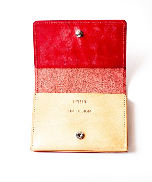SEVESKIG(セヴシグ)の「SEVESKIG/セヴシグ/レザーカードケース/Bridle leather Card case(カードケース・メンズ・パープル/レッド/ブラック・FREE)」の6枚目の写真