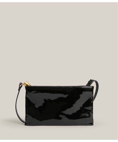 ALLSAINTS(オールセインツ)の「MILA LEATHER DOUBLE POUCH BAG | MILA レザー ダブル ポーチ バッグ(ショルダーバッグ・レディース・ブラック・ONE SIZE)」の11枚目の写真