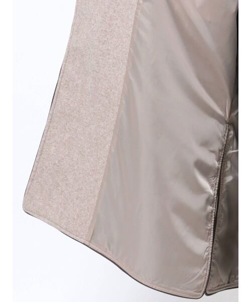 GYDA（ジェイダ）の「2way standコートllarパイピングコート（その他アウター・レディース・ブラック/モカ・FREE）」の17枚目の写真