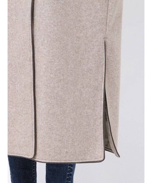 GYDA（ジェイダ）の「2way standコートllarパイピングコート（その他アウター・レディース・ブラック/モカ・FREE）」の13枚目の写真