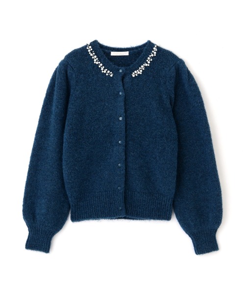 PROPORTION BODY DRESSING(プロポーションボディドレッシング)の「ボリュームスリーブパールジュエルカーデ / 1211274002(カーディガン/ボレロ・レディース・グレー/グリーン系その他/ボルドー・FREE)」の17枚目の写真