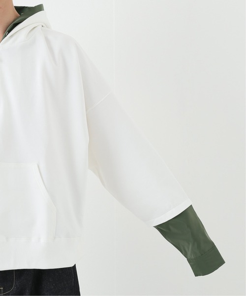 no.(ナンバー)の「【NO. / ナンバー】LAYERED SWEAT HOODY(パーカー・メンズ・ブラック/ホワイト・MEDIUM)」の5枚目の写真