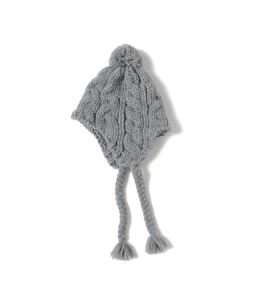 B:MING by BEAMS(ビーミングバイビームス)の「▲B:MING by BEAMS / タッセル ニットキャップ(ニットキャップ/ビーニー・キッズ・マスタード/ブラウン/グレー・ONE SIZE)」の5枚目の写真