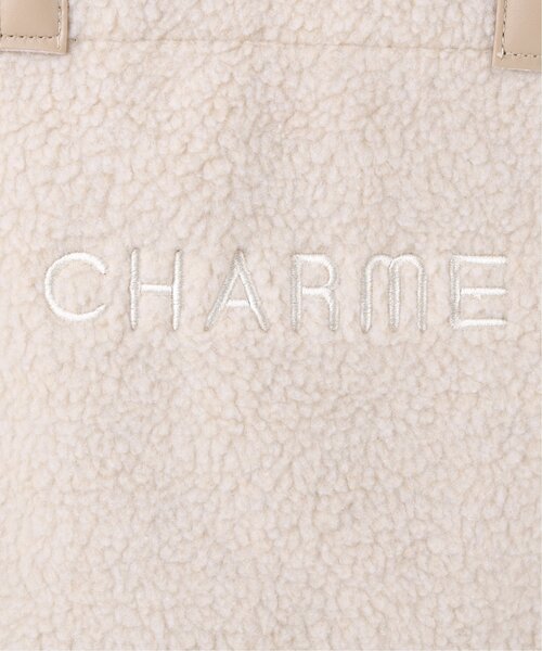 frames RAY CASSIN（フレームスレイカズン）の「ボア縦長トート（トートバッグ・レディース・ベージュ/ブラウン・FREE）」の5枚目の写真