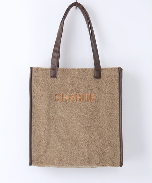 frames RAY CASSIN（フレームスレイカズン）の「ボア縦長トート（トートバッグ・レディース・ベージュ/ブラウン・FREE）」の7枚目の写真