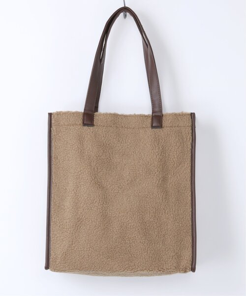 frames RAY CASSIN（フレームスレイカズン）の「ボア縦長トート（トートバッグ・レディース・ベージュ/ブラウン・FREE）」の8枚目の写真