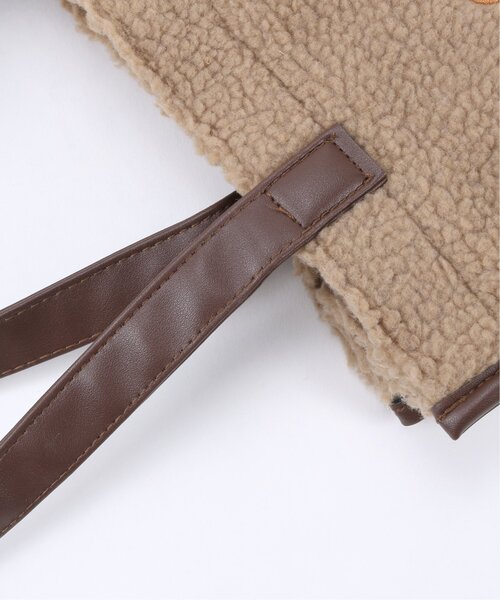 frames RAY CASSIN（フレームスレイカズン）の「ボア縦長トート（トートバッグ・レディース・ベージュ/ブラウン・FREE）」の11枚目の写真