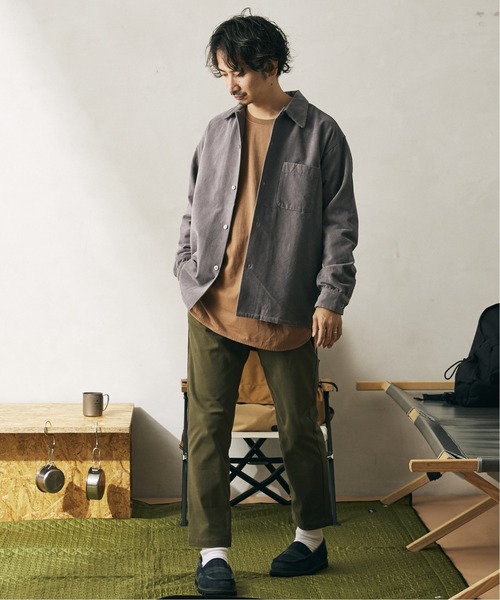 JOURNAL STANDARD relume(ジャーナルスタンダード レリューム)の「◆#10 HEAVY TWILL ストレッチイージーパンツ(その他パンツ・メンズ・ブラック/ネイビー/カーキ・M/L)」の12枚目の写真