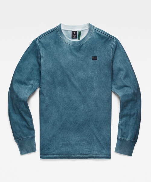 G-STAR（ジースター）の「BACK SPRAY T-SHIRT/ロンT/バックプリント（Tシャツ/カットソー・メンズ・ブルー系その他/レッド系その他/ブラック系その他・SMALL/MEDIUM/LARGE/X-SMALL/X-LARGE）」の7枚目の写真