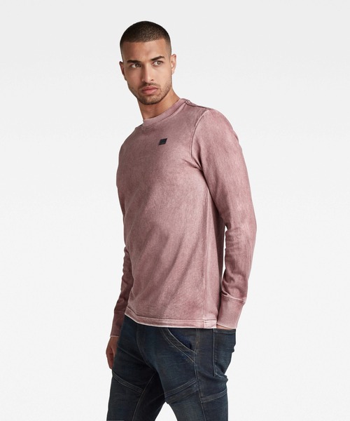 G-STAR（ジースター）の「BACK SPRAY T-SHIRT/ロンT/バックプリント（Tシャツ/カットソー・メンズ・ブルー系その他/レッド系その他/ブラック系その他・SMALL/MEDIUM/LARGE/X-SMALL/X-LARGE）」の18枚目の写真