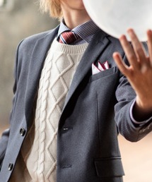 CHOPIN（ショパン）の「ケーブルニットベスト付きトラディショナル