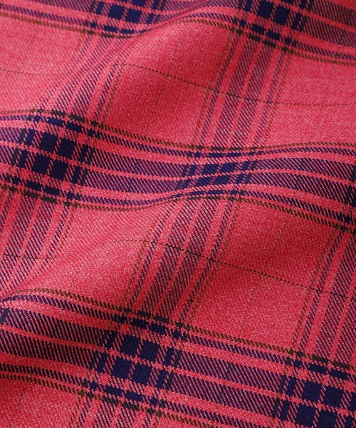 Priv. Spoons Club(プライベートスプーンズクラブ)の「Cheerful Plaid チェックパジャマパンツ(ユニセックス)(ルームウェア/パジャマ・メンズ・パープル/ピンク・1/2/0)」の21枚目の写真