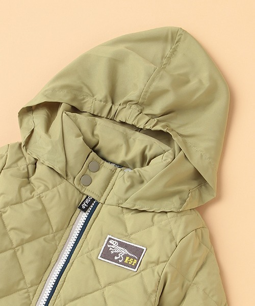kladskap（クレードスコープ）の「ライトダウン入りブルゾン（ダウンジャケット/コート・キッズ・カーキ/ブラック・110cm/100cm/120cm/130cm/90cm）」の6枚目の写真