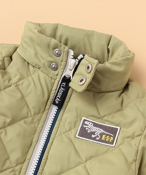 kladskap（クレードスコープ）の「ライトダウン入りブルゾン（ダウンジャケット/コート・キッズ・カーキ/ブラック・110cm/100cm/120cm/130cm/90cm）」の8枚目の写真