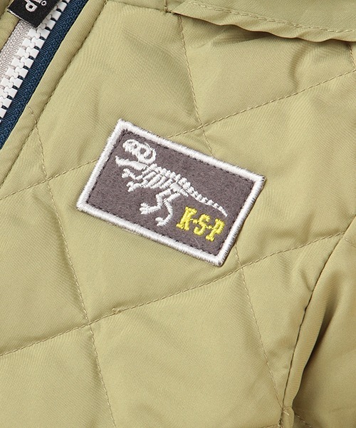 kladskap（クレードスコープ）の「ライトダウン入りブルゾン（ダウンジャケット/コート・キッズ・カーキ/ブラック・110cm/100cm/120cm/130cm/90cm）」の9枚目の写真