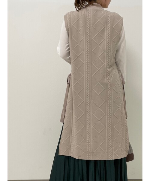 Cutie Blonde（キューティーブロンド）の「◆【S-L】フェイクレザープリーツスカート（スカート・レディース・ブラック/ダークグリーン/ダークブラウン/ベージュ・01/02/03）」の16枚目の写真