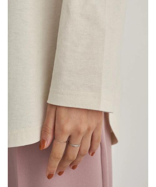 earth music&ecology(アースミュージックアンドエコロジー)の「フォトプリント長袖プルオーバー *(Tシャツ/カットソー・レディース・チャコールグレー/アイボリー/ホワイト系その他2・FREE)」の7枚目の写真