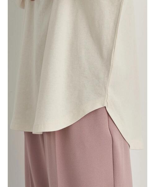 earth music&ecology(アースミュージックアンドエコロジー)の「フォトプリント長袖プルオーバー *(Tシャツ/カットソー・レディース・チャコールグレー/アイボリー/ホワイト系その他2・FREE)」の8枚目の写真