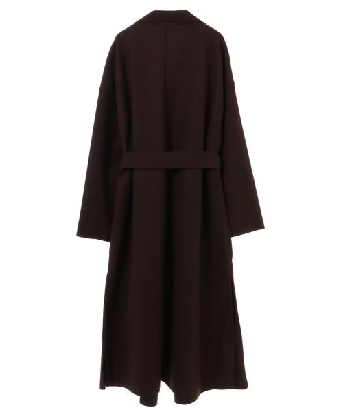 alcali（アルカリ）の「ダブルフェイスコート【取り扱い店舗限定】（チェスターコート・レディース・ブラウン/モカ/ブラック/アイボリー・M/L）」の7枚目の写真