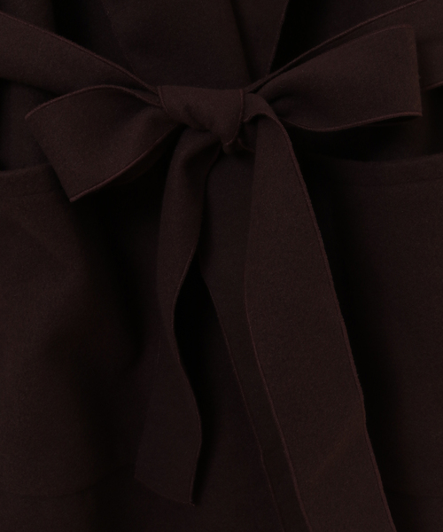 alcali（アルカリ）の「ダブルフェイスコート【取り扱い店舗限定】（チェスターコート・レディース・ブラウン/モカ/ブラック/アイボリー・M/L）」の6枚目の写真