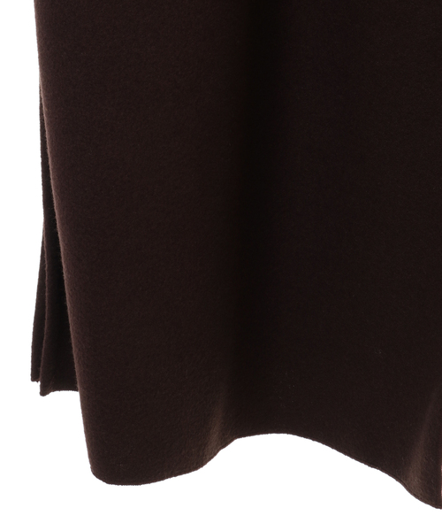 alcali（アルカリ）の「ダブルフェイスコート【取り扱い店舗限定】（チェスターコート・レディース・ブラウン/モカ/ブラック/アイボリー・M/L）」の9枚目の写真