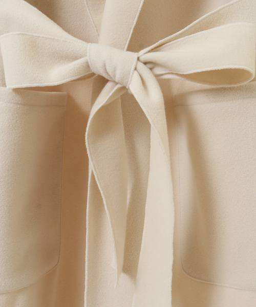 alcali（アルカリ）の「ダブルフェイスコート【取り扱い店舗限定】（チェスターコート・レディース・ブラウン/モカ/ブラック/アイボリー・M/L）」の14枚目の写真