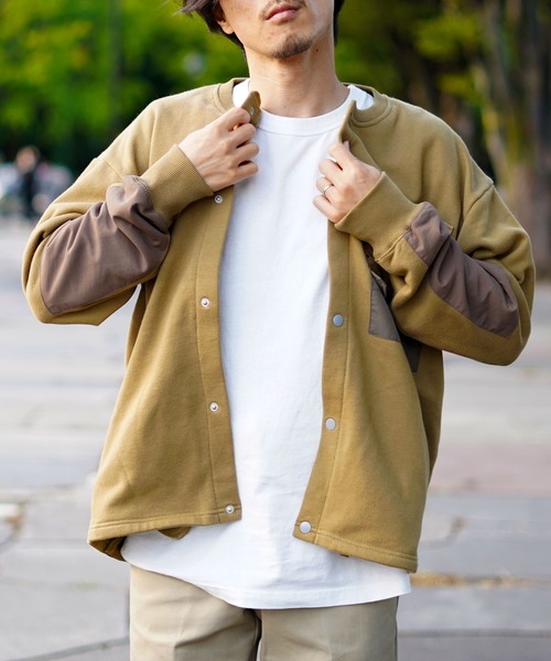 grn（ジーアールエヌ）の「［grn ジーアールエヌ］USA COTTON GADGET POCKET SWEAT CD / 米綿 ガジェットポケット スウェット カーディガン GU141170F（カーディガン/ボレロ・メンズ・オリーブ/グレー/ブラック/ベージュ・M/L）」の7枚目の写真