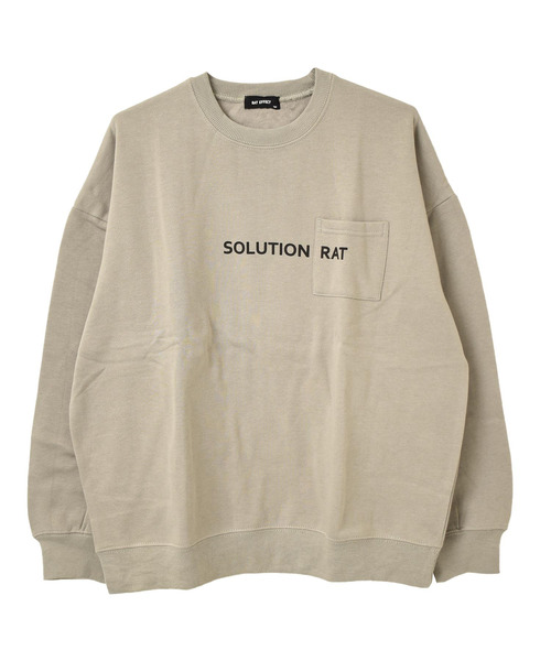 RAT EFFECT（ラットエフェクト）の「【裏起毛】ポケット付きバックロゴトレーナー（スウェット・キッズ・グリーン/グレー/ライトブルー/アイボリー/ブラック/チャコールグレー・120/150/140/160/130/170）」の22枚目の写真