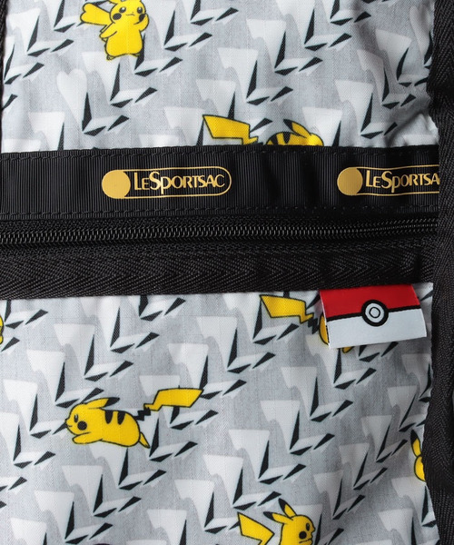 LeSportsac × Pokémon ピカチュウ　ボストンバック　ショルダー レスポートサック×ポケモン」ピカチュウの“しっぽ”着想