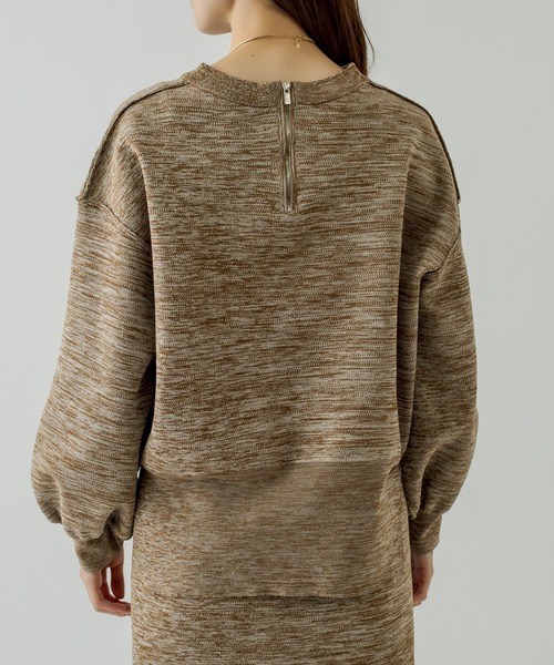 mystic（ミスティック）の「メランジニットSETUP（ワンピース・レディース・ブラック/ベージュ/キャメル・FREE/1/2）」の12枚目の写真