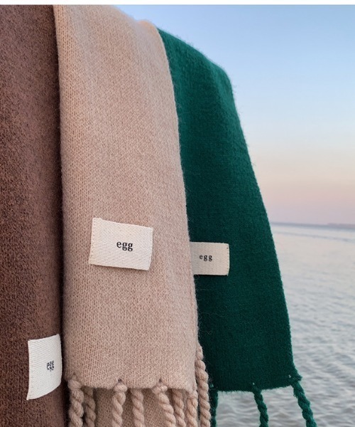 MGV（エムジーヴィー）の「シンプルフリンジカラーマフラー（マフラー・メンズ・ブラック/ベージュ/ブラウン/グレー/イエロー/オレンジ/ブルー/グリーン/アイボリー/ライトブラウン/キャメル/ピンク/パープル・FREE）」の14枚目の写真