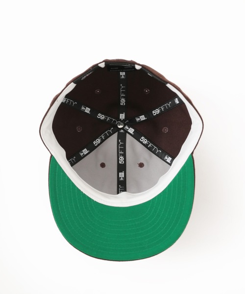 NEW ERA（ニューエラ）の「【NEWERA×JS / ニューエラ】別注 PADRES LP5950（キャップ・メンズ・ブラウン・SMALL/LARGE/MEDIUM）」の4枚目の写真