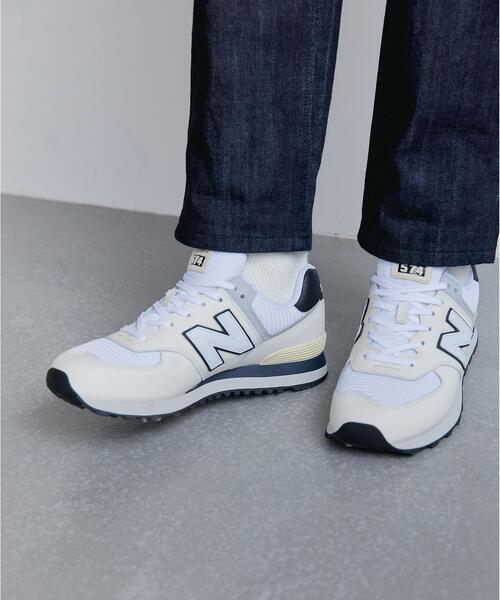 NEW BALANCE(ニューバランス)の「<New Balance(ニューバランス)> ML574 WD2 スニーカー(スニーカー・メンズ・ホワイト・28cm/26.5cm/27.5cm/27cm/26cm)」の2枚目の写真