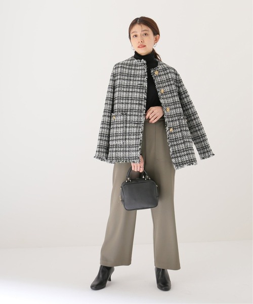 La TOTALITE(ラトータリテ)の「ツイルジャージーイージーワイドパンツ【手洗い可能】(その他パンツ・レディース・オリーブ/ライトグリーン・38/36)」の14枚目の写真