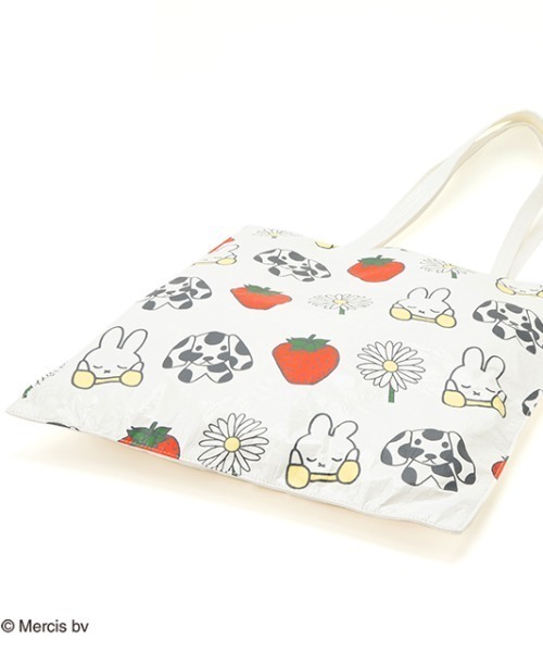 Casselini(キャセリーニ)の「【miffy×Casselini】Casselini(キャセリーニ)ミッフィープリントトート(トートバッグ・レディース・ホワイト/ブラック・FREE)」の14枚目の写真